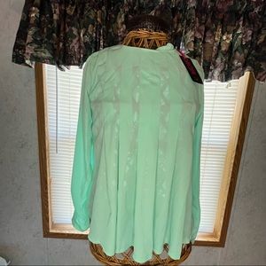 MISSI GREEN BLOUSE